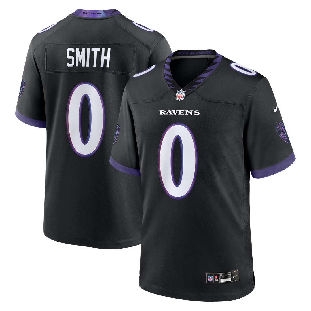 Baltimore Ravens Roquan Smith Nike Purple Alternate Game Jersey
