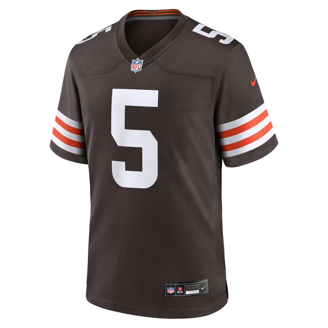 Cleveland Browns Quincy Williams Nike Brown Team Game Jersey