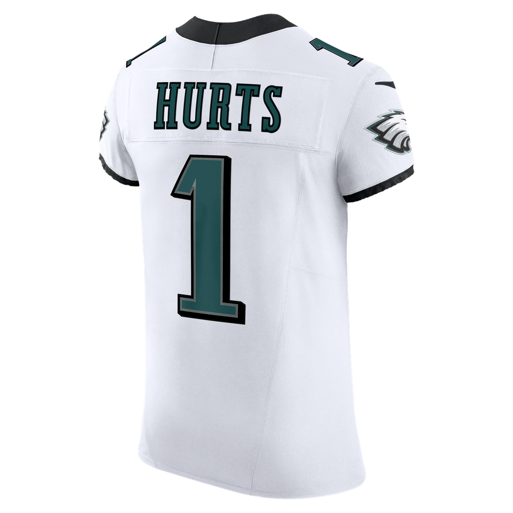 Philadelphia Eagles Jalen Hurts Nike White Vapor F.U.S.E. Elite Jersey