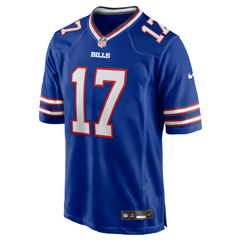 Buffalo Bills Josh Allen Nike Gray Nickel City Game Jersey