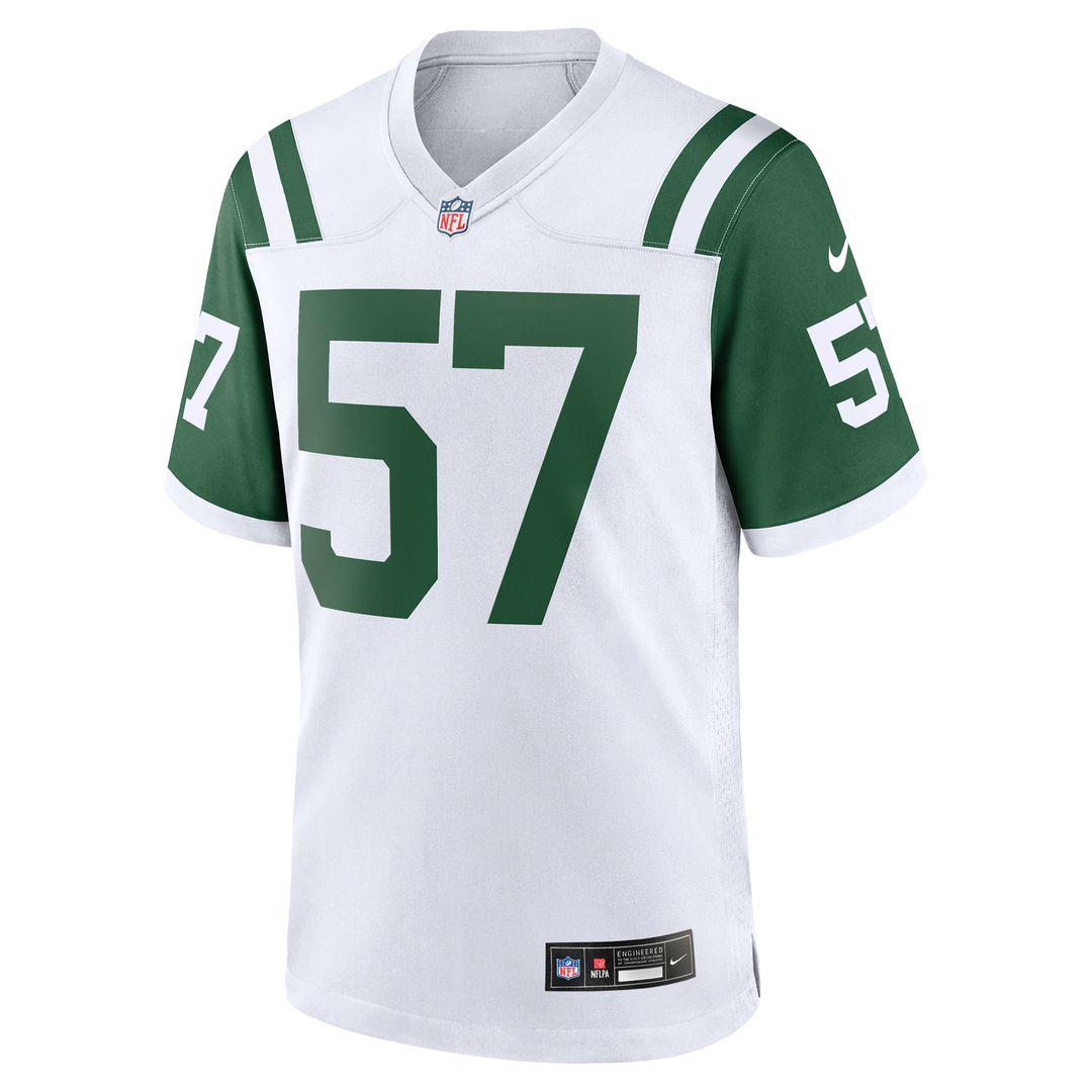 New York Jets C.J. Mosley Nike White Classic Alternate Game Jersey