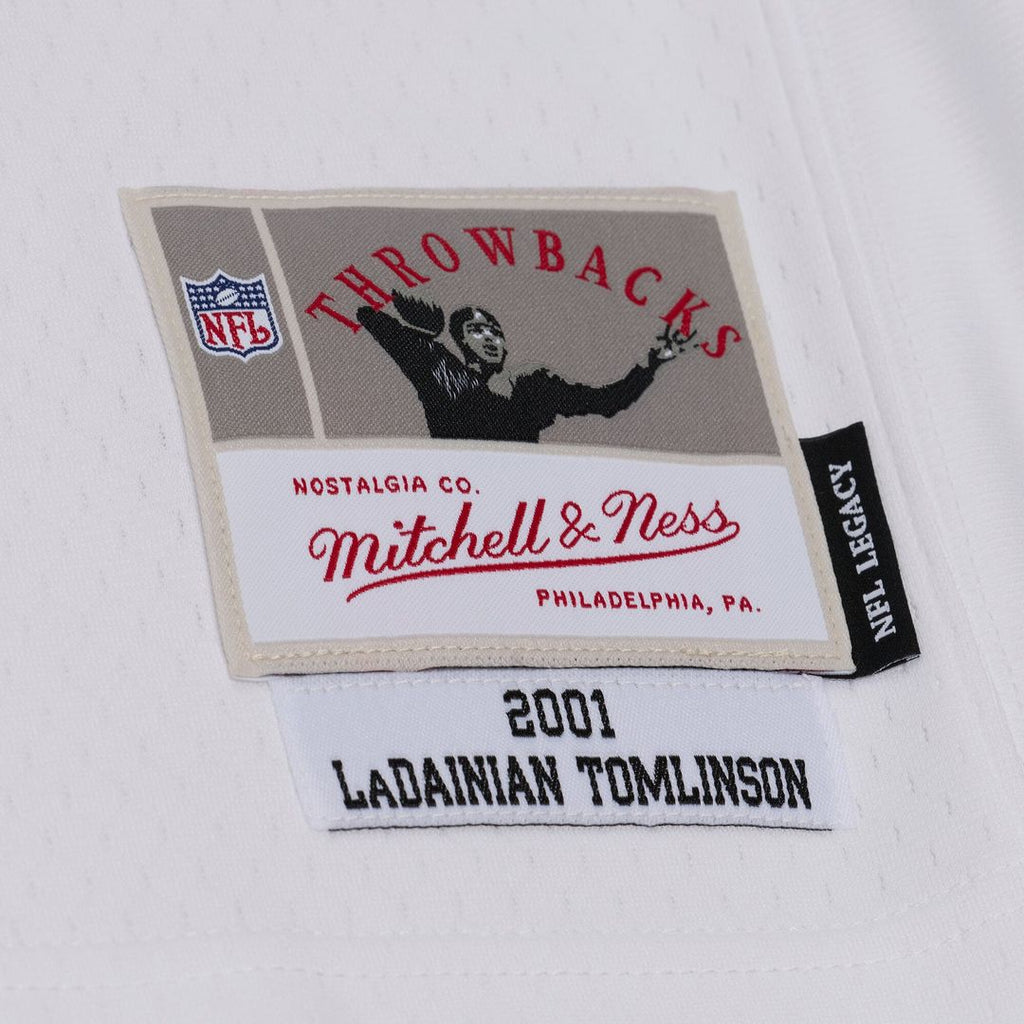 San Diego Chargers LaDainian Tomlinson Mitchell & Ness White 2001 Legacy Replica Player Jersey
