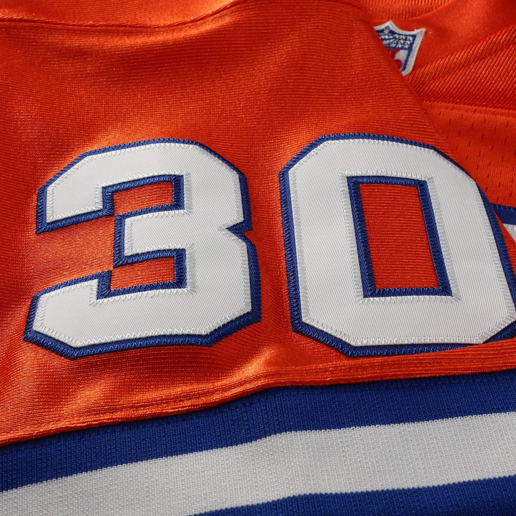 Denver Broncos Terrell Davis Mitchell & Ness Orange 1995 Authentic Throwback Retired Player Jersey