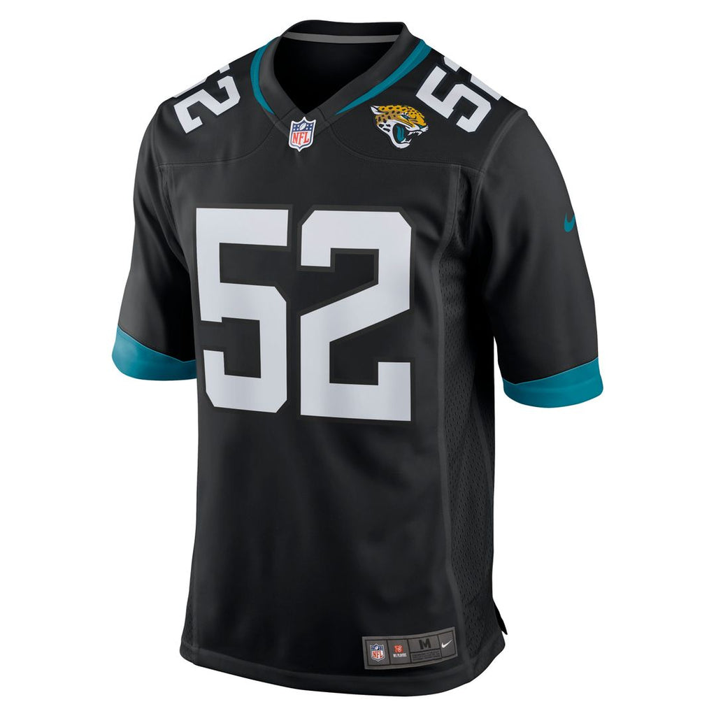 Jacksonville Jaguars DaVon Hamilton Nike Black Game Jersey