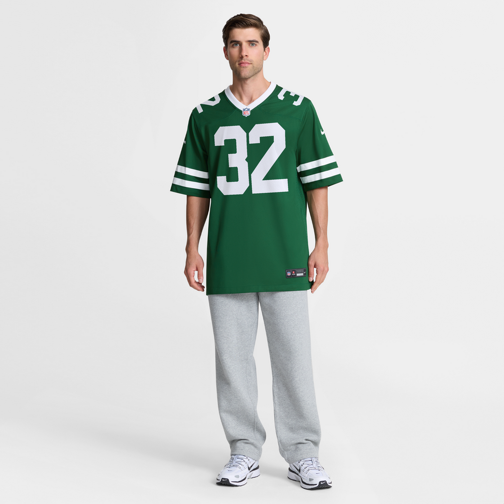 New York Jets Isaiah Davis Nike Legacy Green Team Game Jersey