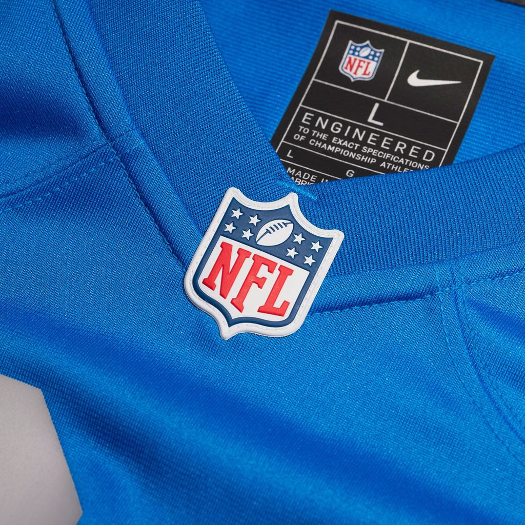 Detroit Lions Barry Sanders Nike Blue Alternate Game Jersey