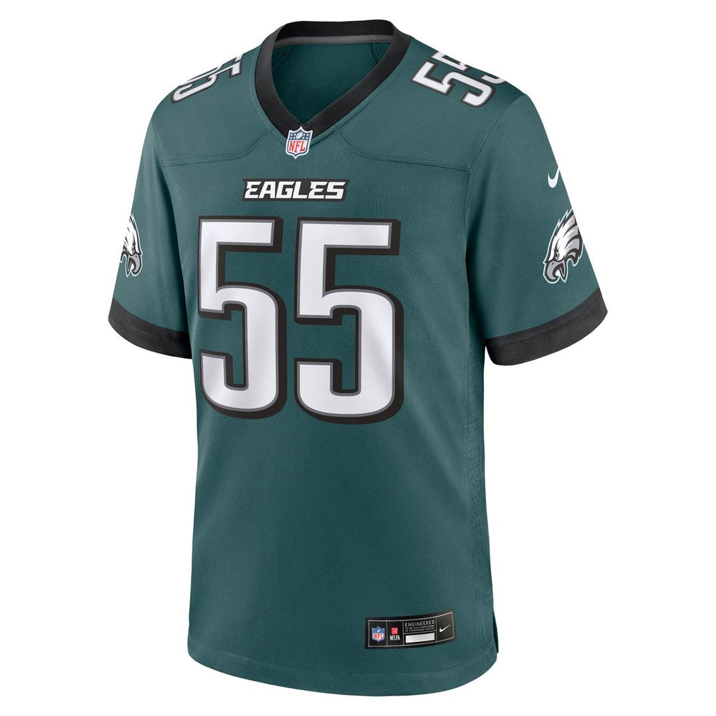 Philadelphia Eagles Brandon Graham Nike Midnight Green Team Game Jersey