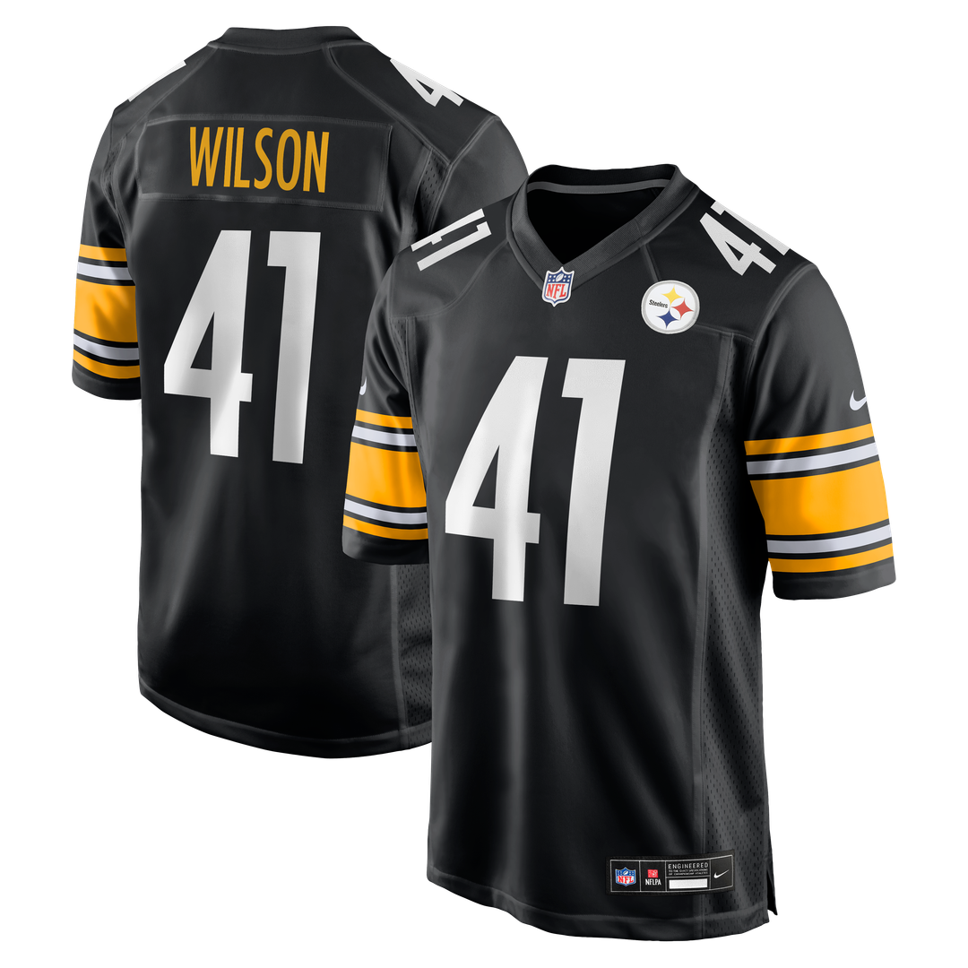 Pittsburgh Steelers Payton Wilson Nike Black Game Jersey
