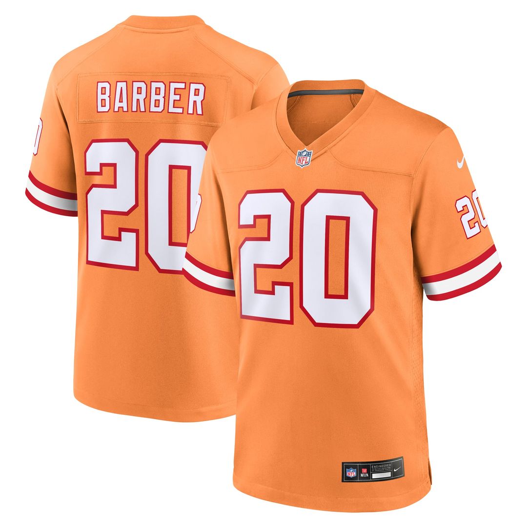 Tampa Bay Buccaneers Ronde Barber Nike Red Game Retired Player Jersey