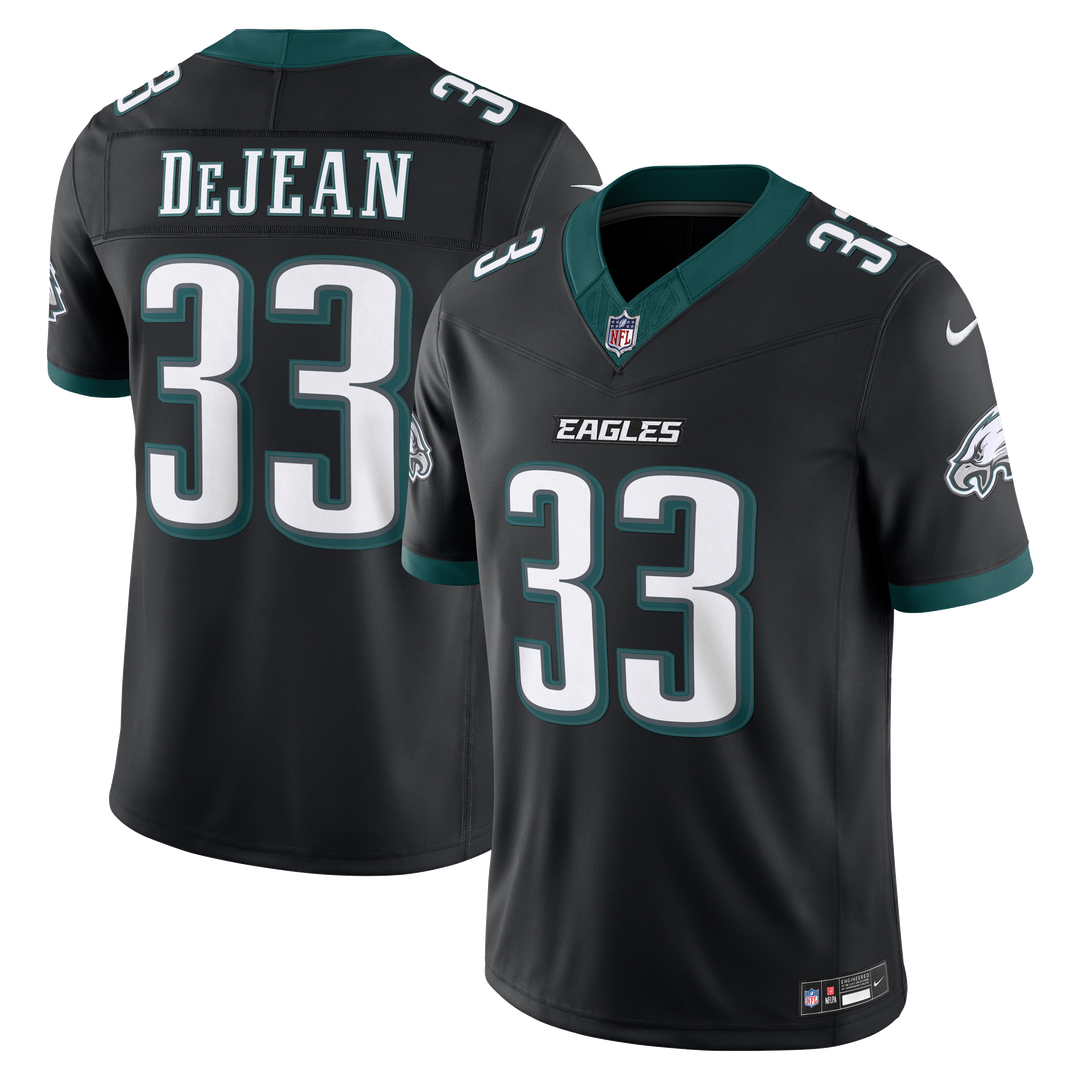 Philadelphia Eagles Cooper DeJean Nike White Vapor F.U.S.E. Stitched Limited Jersey