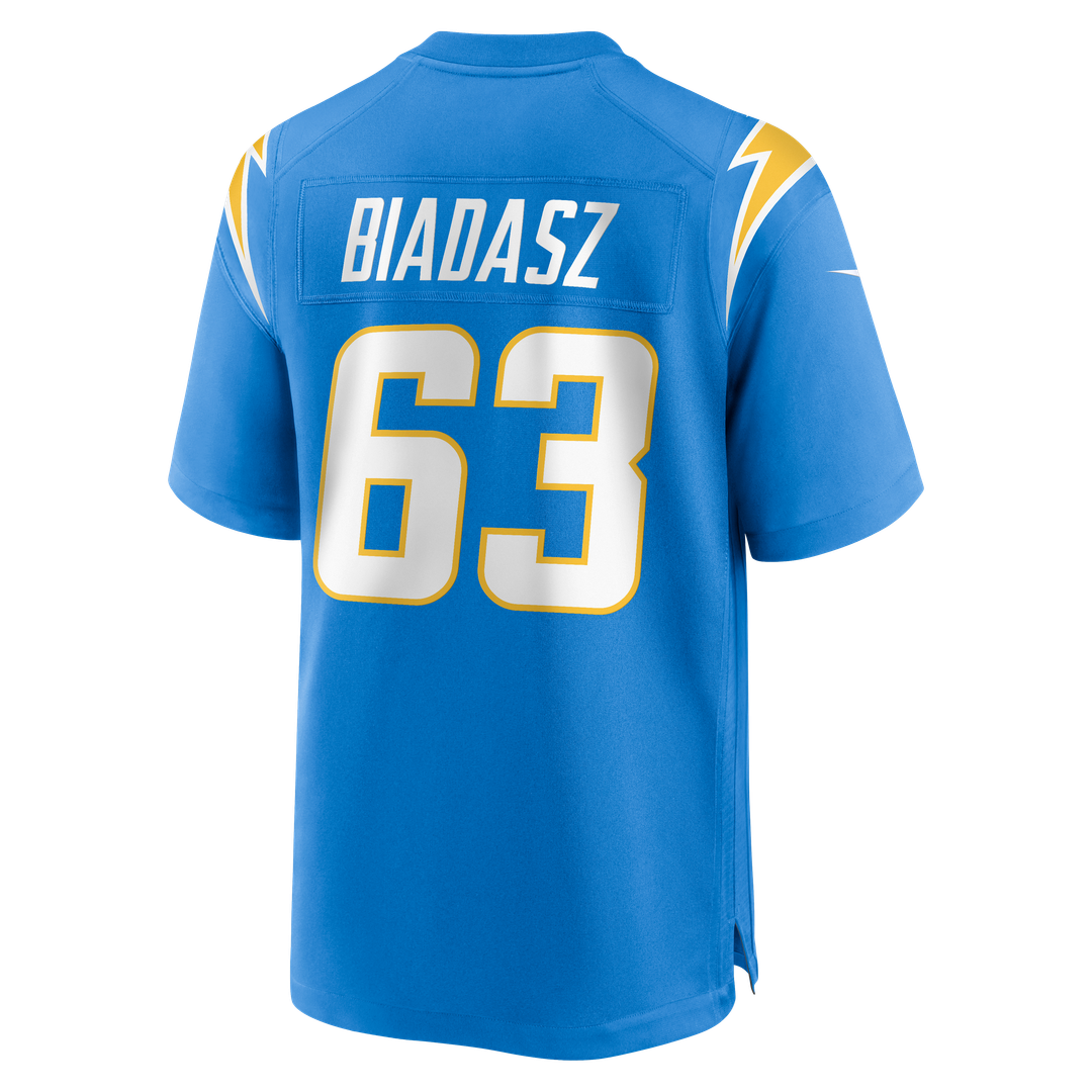 Los Angeles Chargers Tyler Biadasz Nike Powder Blue Team Game Jersey