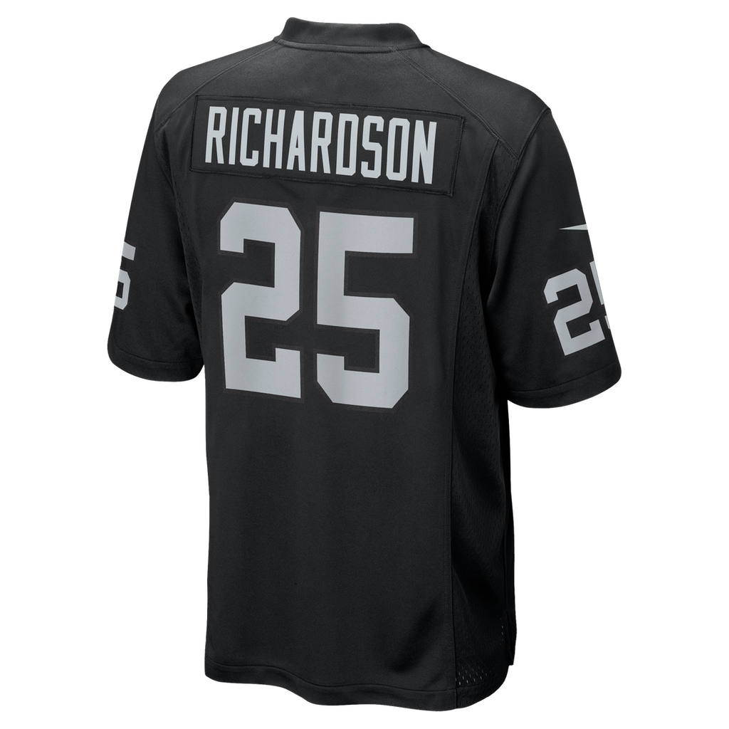 Las Vegas Raiders Decamerion Richardson Nike Black Team Game Jersey