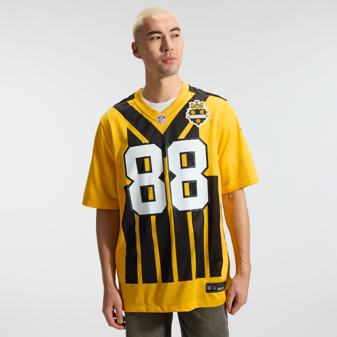Pittsburgh Steelers Pat Freiermuth Nike Gold Alternate 1933 Throwback Game Jersey