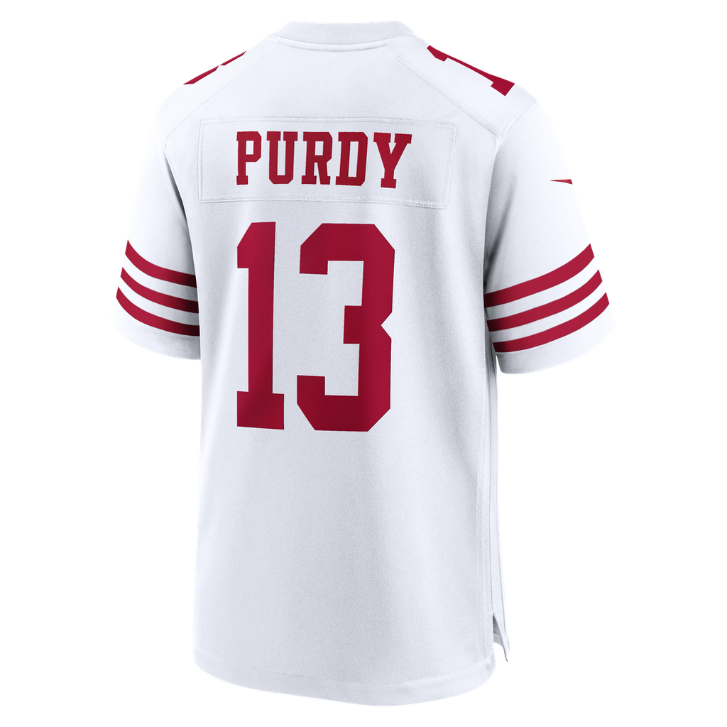 San Francisco 49ers Brock Purdy Nike Scarlet 80th Anniversary Game Jersey