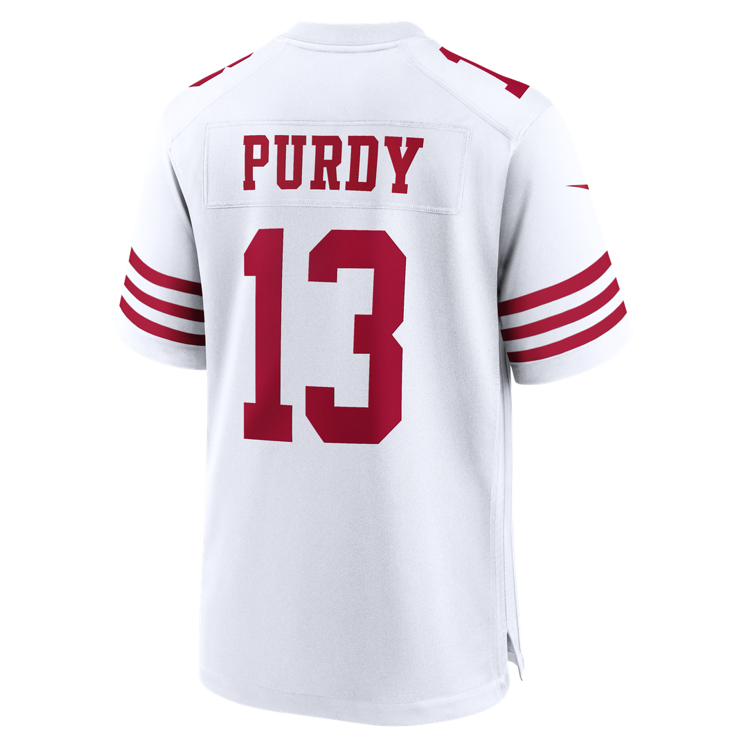 San Francisco 49ers Brock Purdy Nike Scarlet 80th Anniversary Game Jersey