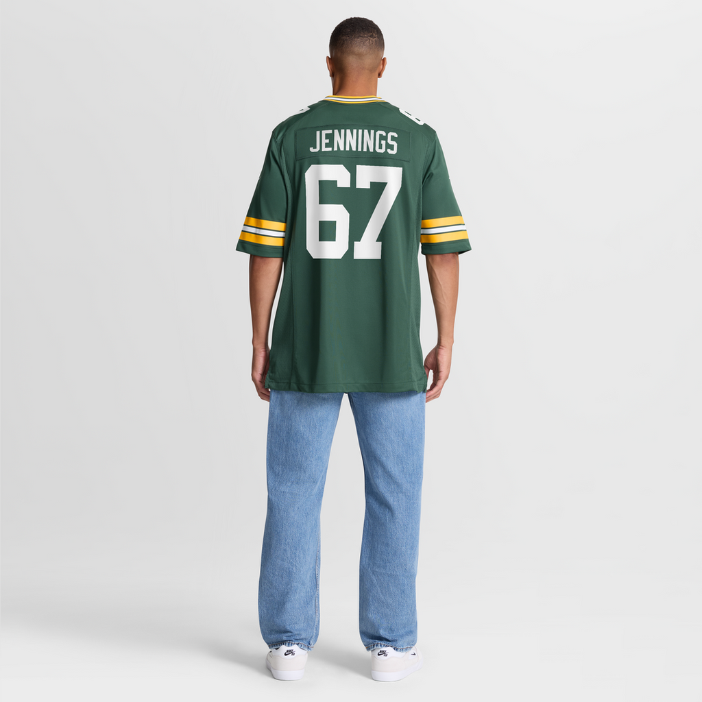 Green Bay Packers Donovan Jennings Nike Green Team Game Jersey