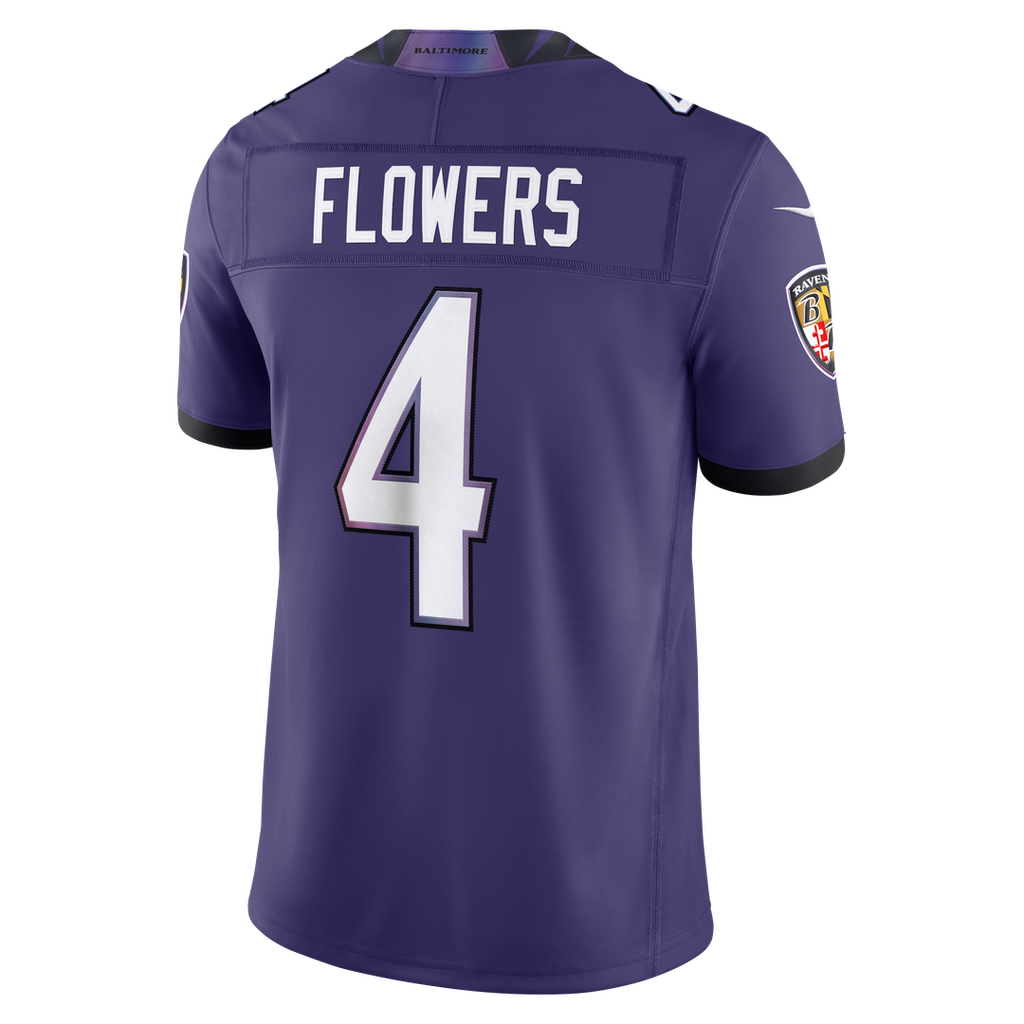 Baltimore Ravens Zay Flowers Nike Black Alternate Alternate Vapor F.U.S.E. Stitched Limited Jersey
