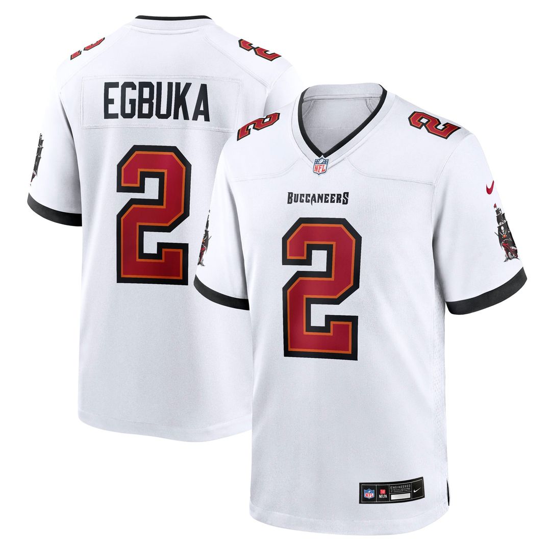 Tampa Bay Buccaneers Emeka Egbuka Nike Creamsicle Alternate 2 Game Jersey