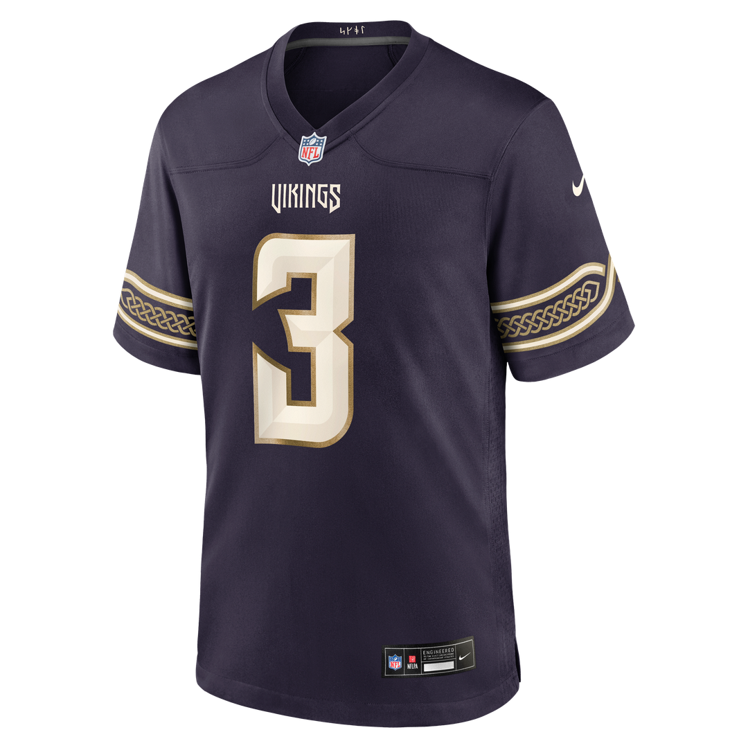 Minnesota Vikings Jordan Addison Nike Purple 2026 Rivalries Collection Game Jersey