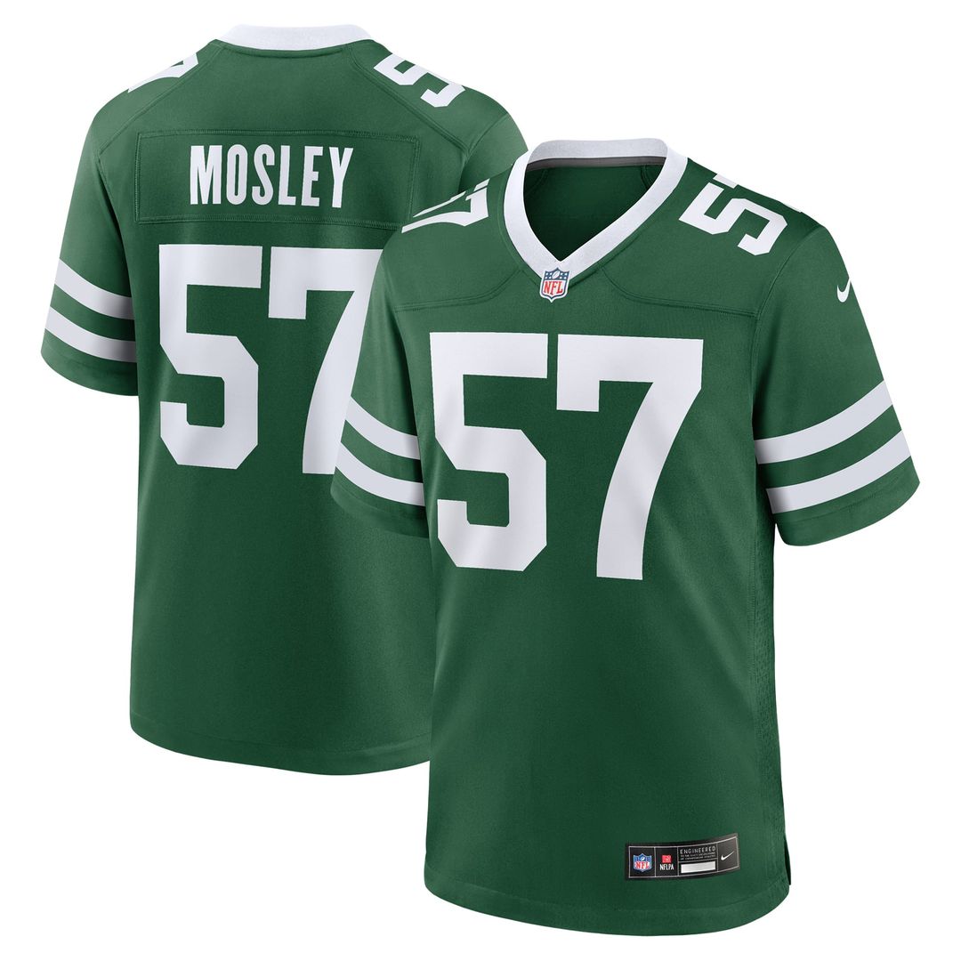 New York Jets C.J. Mosley Nike White Classic Alternate Game Jersey