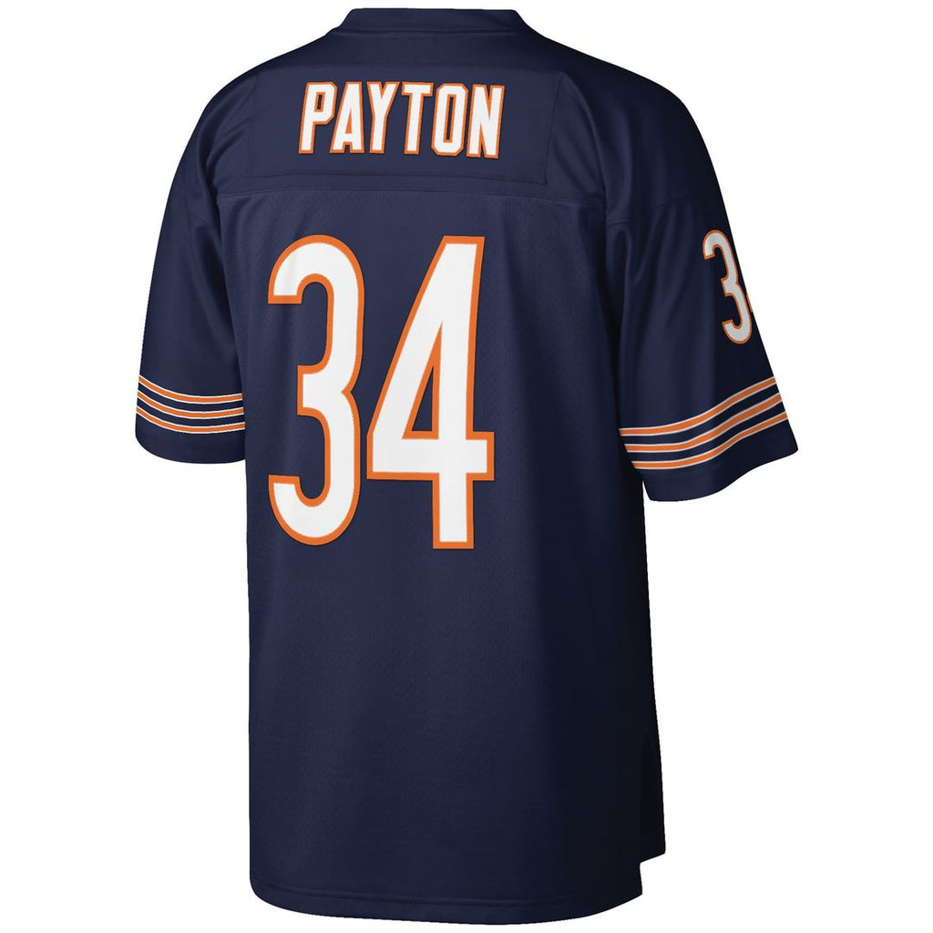 Chicago Bears Walter Payton Mitchell & Ness White Big & Tall 1985 Retired Player Replica Jersey