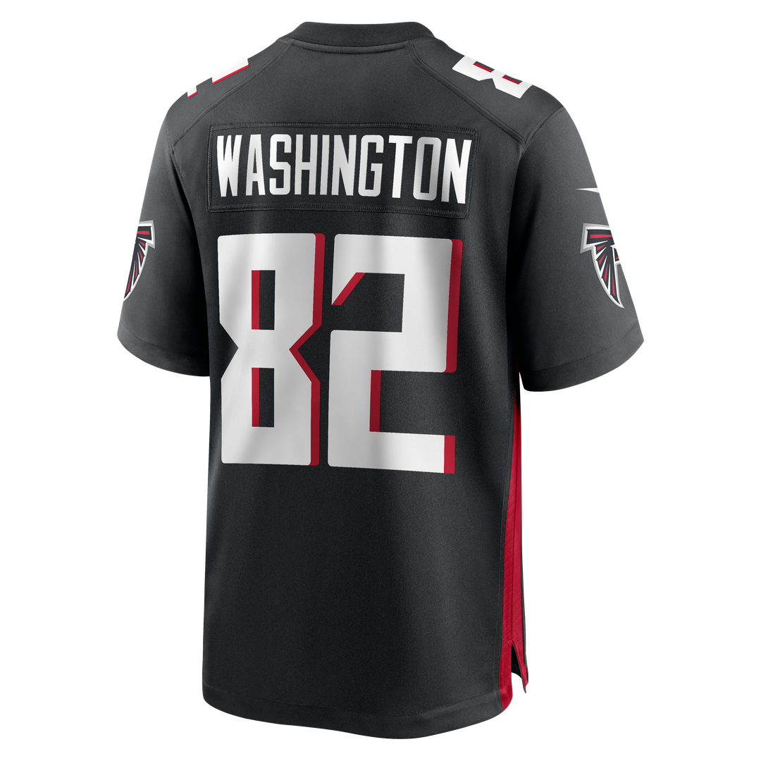 Atlanta Falcons Casey Washington Nike Black Team Game Jersey