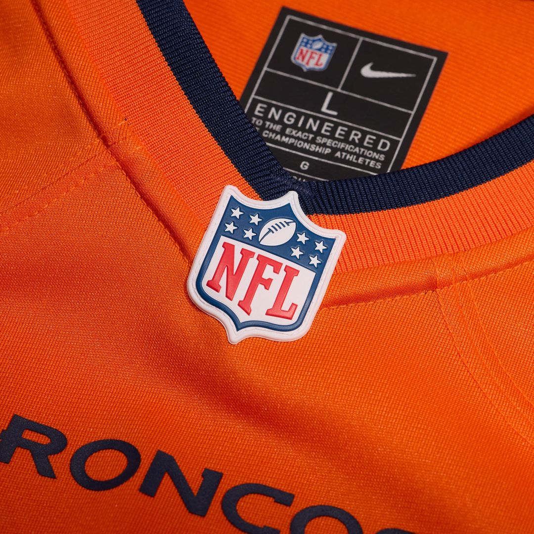 Denver Broncos Brandon Jones Nike Orange Team Game Jersey