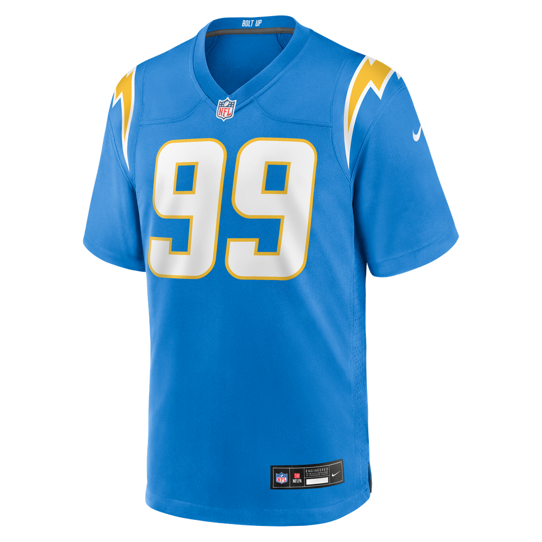 Los Angeles Chargers Jamaree Caldwell Nike Powder Blue Team Game Jersey