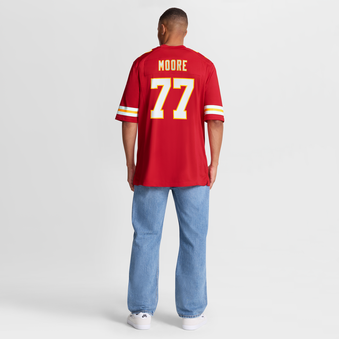 Kansas City Chiefs Jaylon Moore Nike Red Team Game Jersey