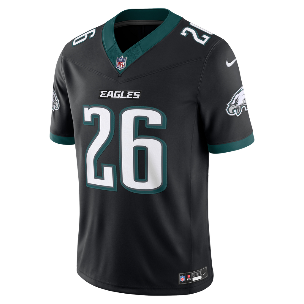 Philadelphia Eagles Saquon Barkley Nike White Vapor F.U.S.E. Stitched Limited Jersey