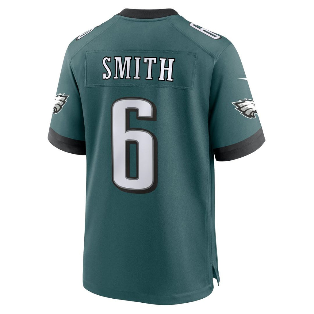 Philadelphia Eagles DeVonta Smith Nike Midnight Green Player Game Jersey