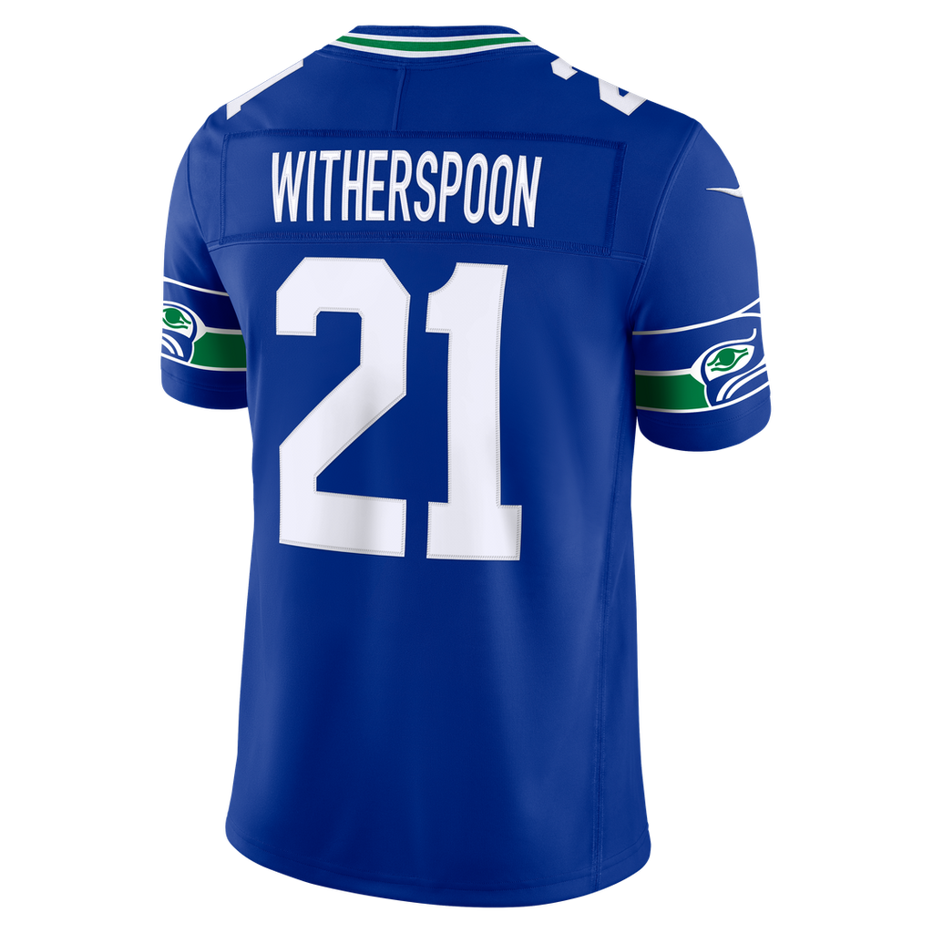 Seattle Seahawks Devon Witherspoon Nike Royal Alternate Vapor F.U.S.E. Stitched Limited Jersey