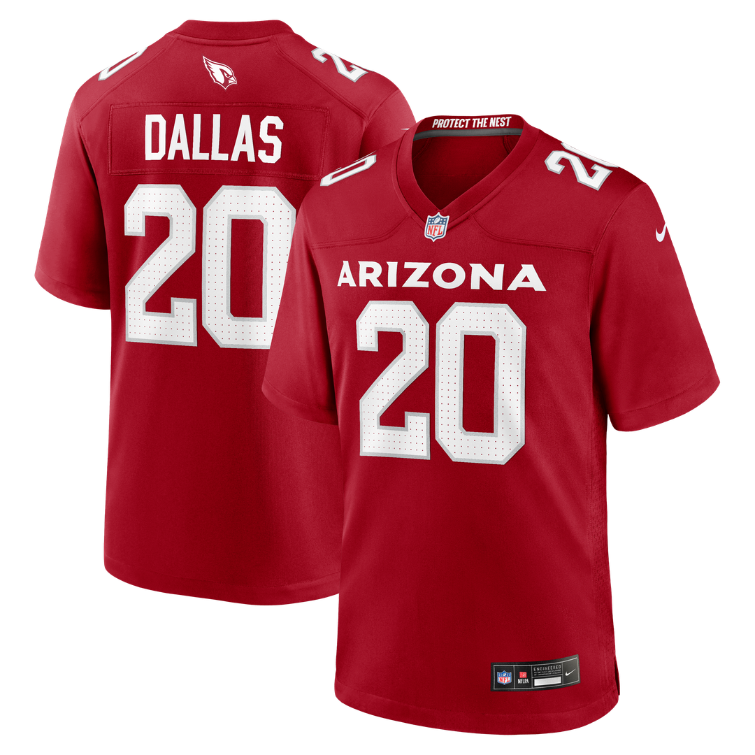 Arizona Cardinals DeeJay Dallas Nike Cardinal Team Game Jersey