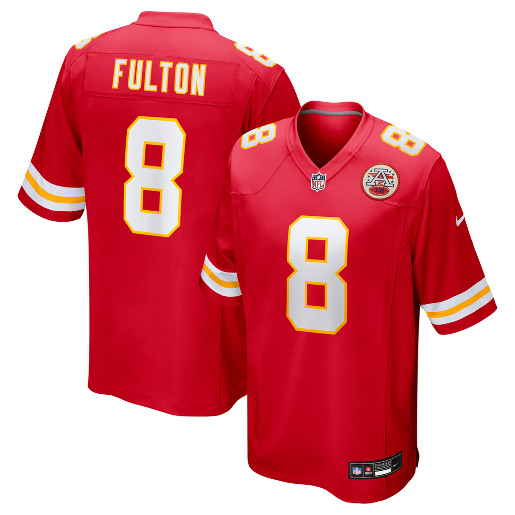 Kansas City Chiefs Kristian Fulton Nike Red Team Game Jersey