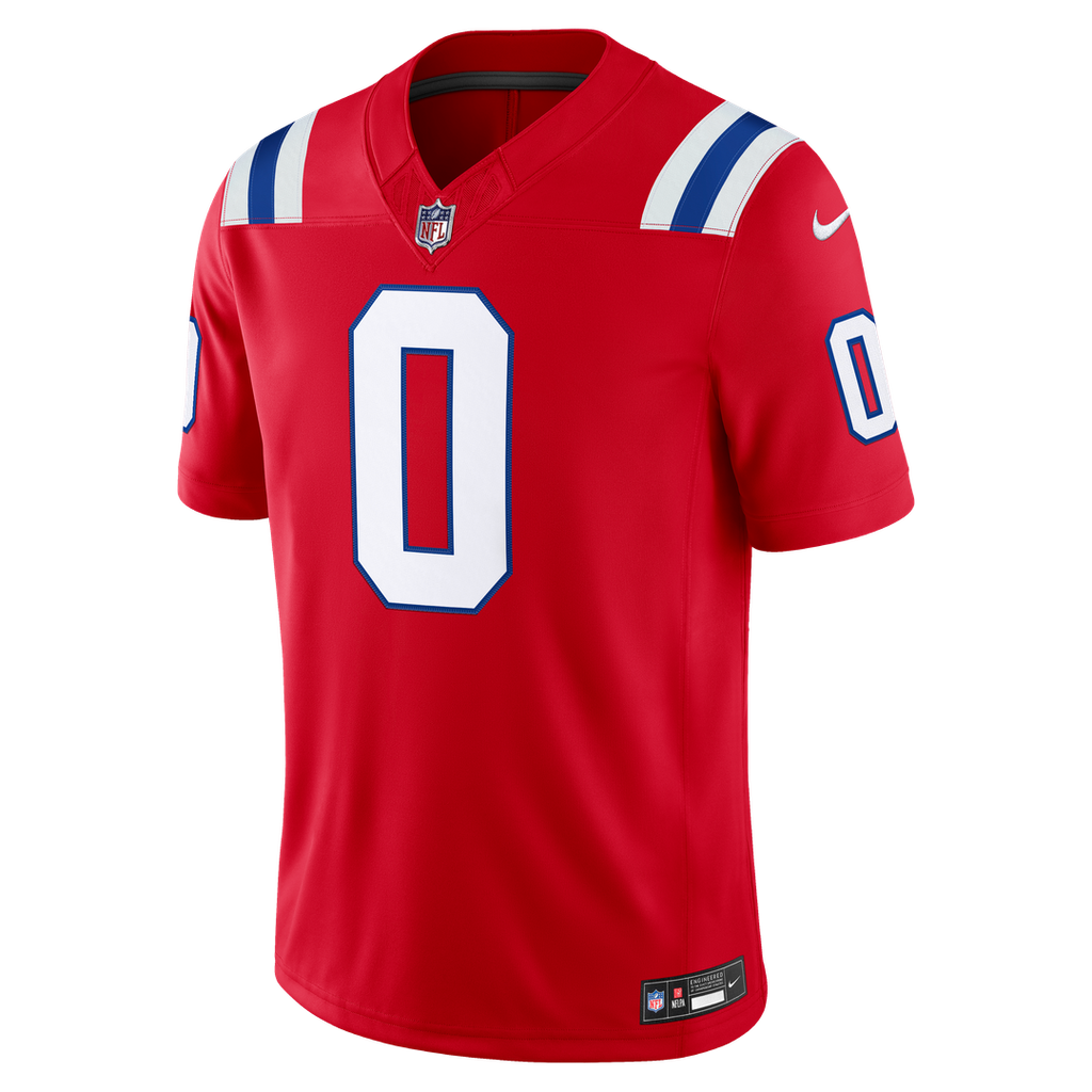 New England Patriots Christian Gonzalez Nike Navy Team Vapor F.U.S.E. Stitched Limited Jersey