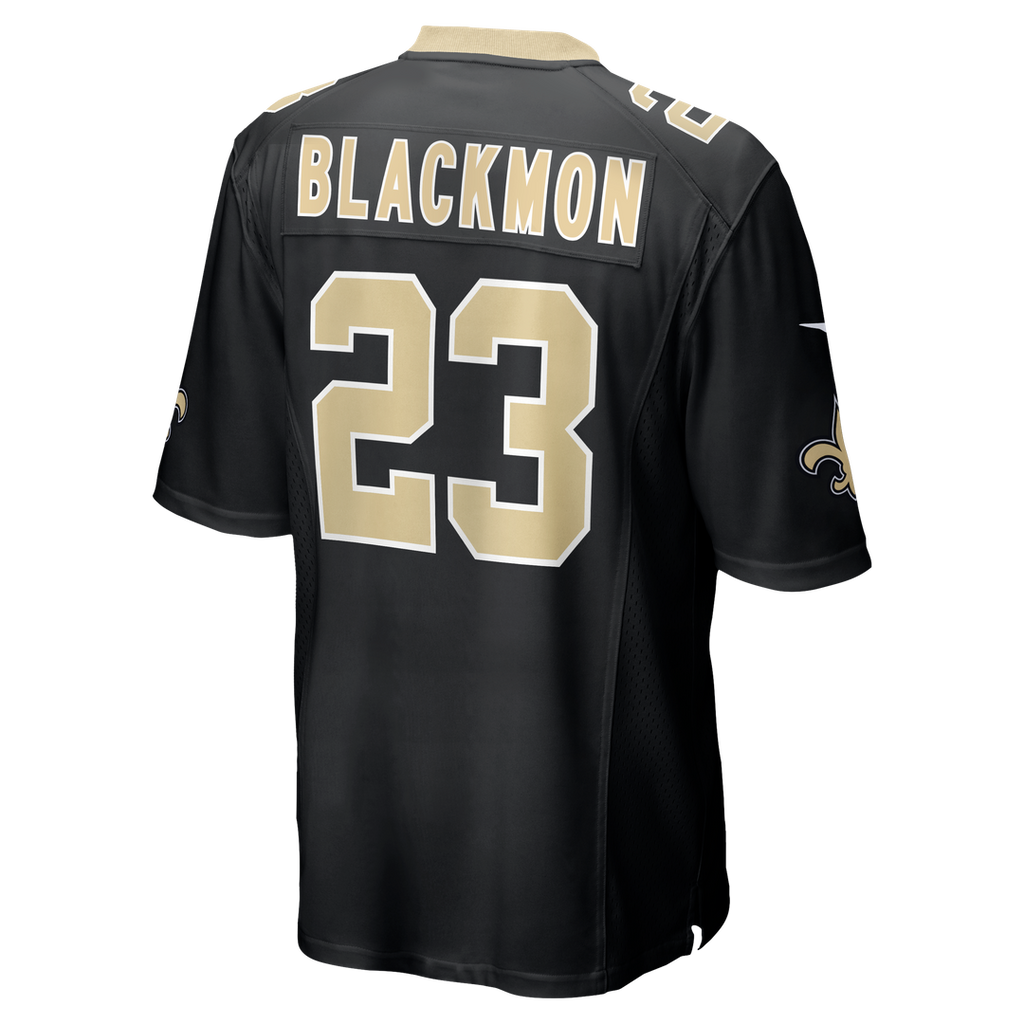 New Orleans Saints Julian Blackmon Nike Black Team Game Jersey