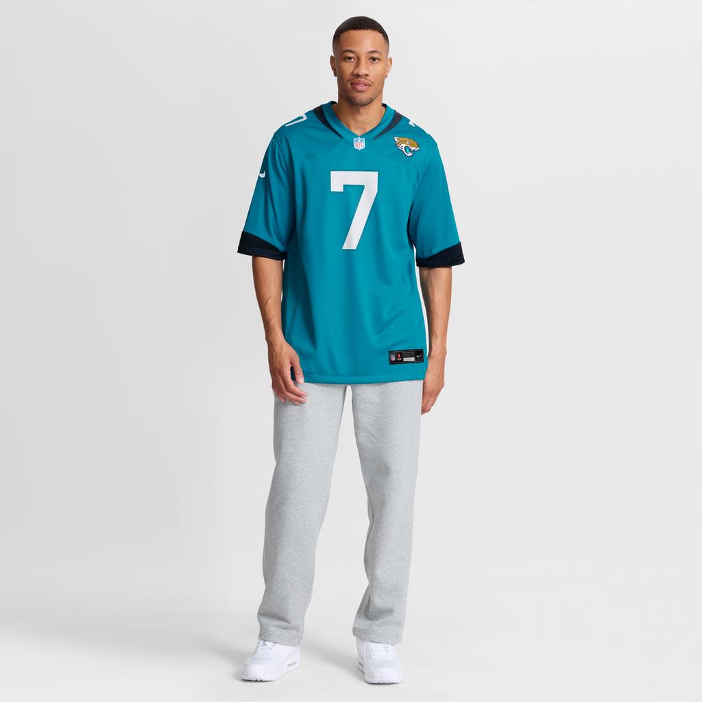 Jacksonville Jaguars Byron Leftwich Nike Black Retired Player Alternate Game Jersey