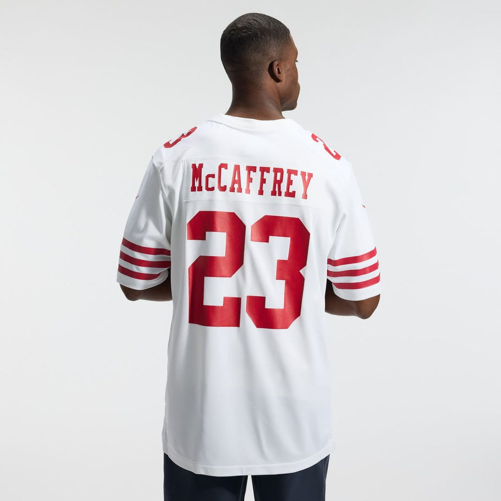 San Francisco 49ers Christian McCaffrey Nike Scarlet Game Player Jersey