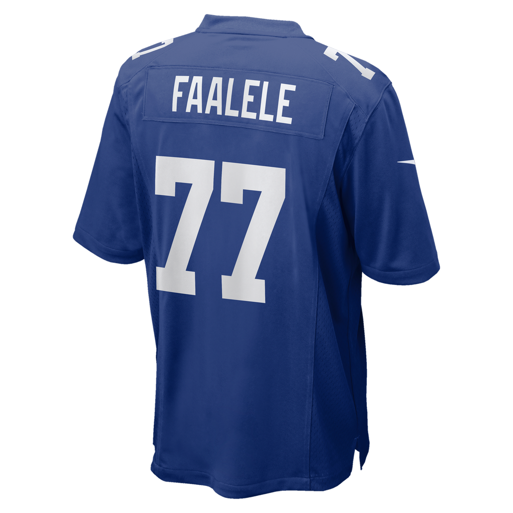 New York Giants Daniel Faalele Nike Royal Team Game Jersey