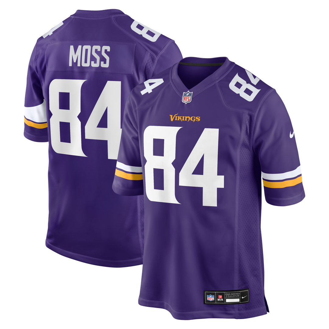 Minnesota Vikings Randy Moss Nike White Retired Player Game Jersey