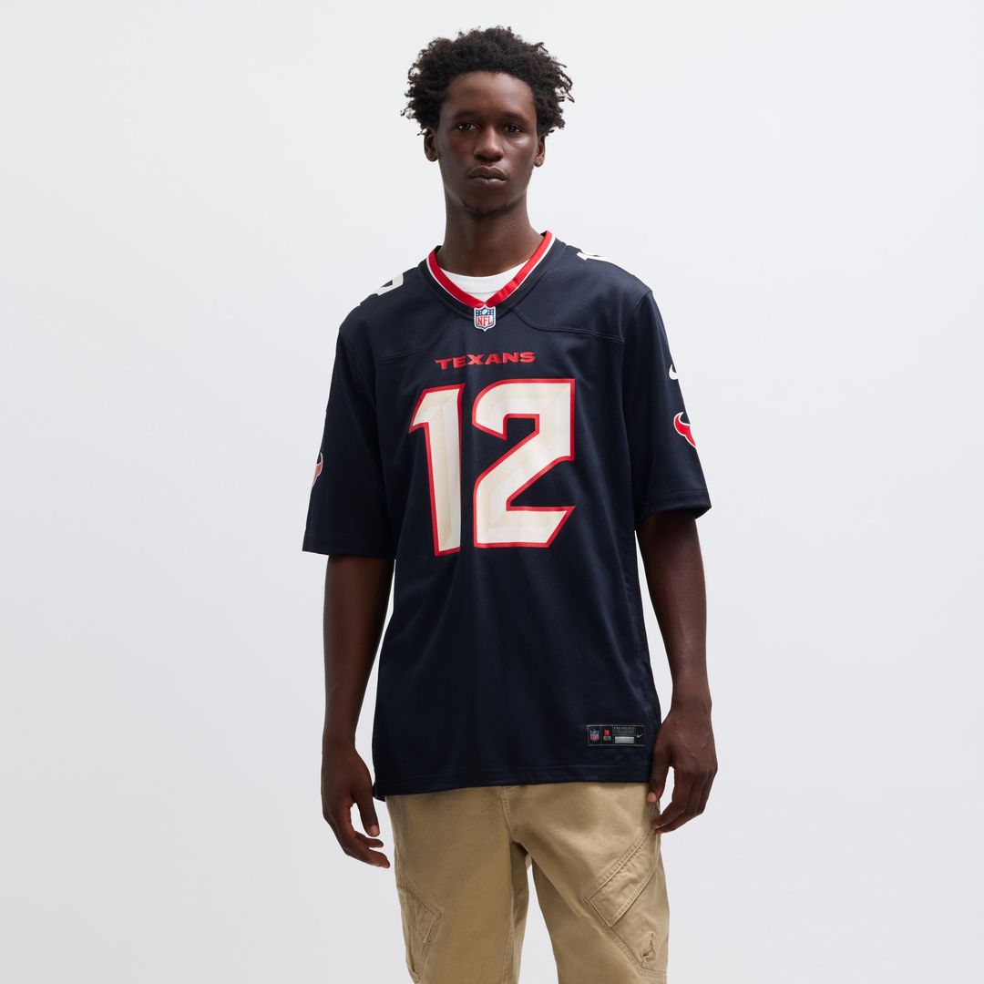 Houston Texans Nico Collins Nike White Game Jersey