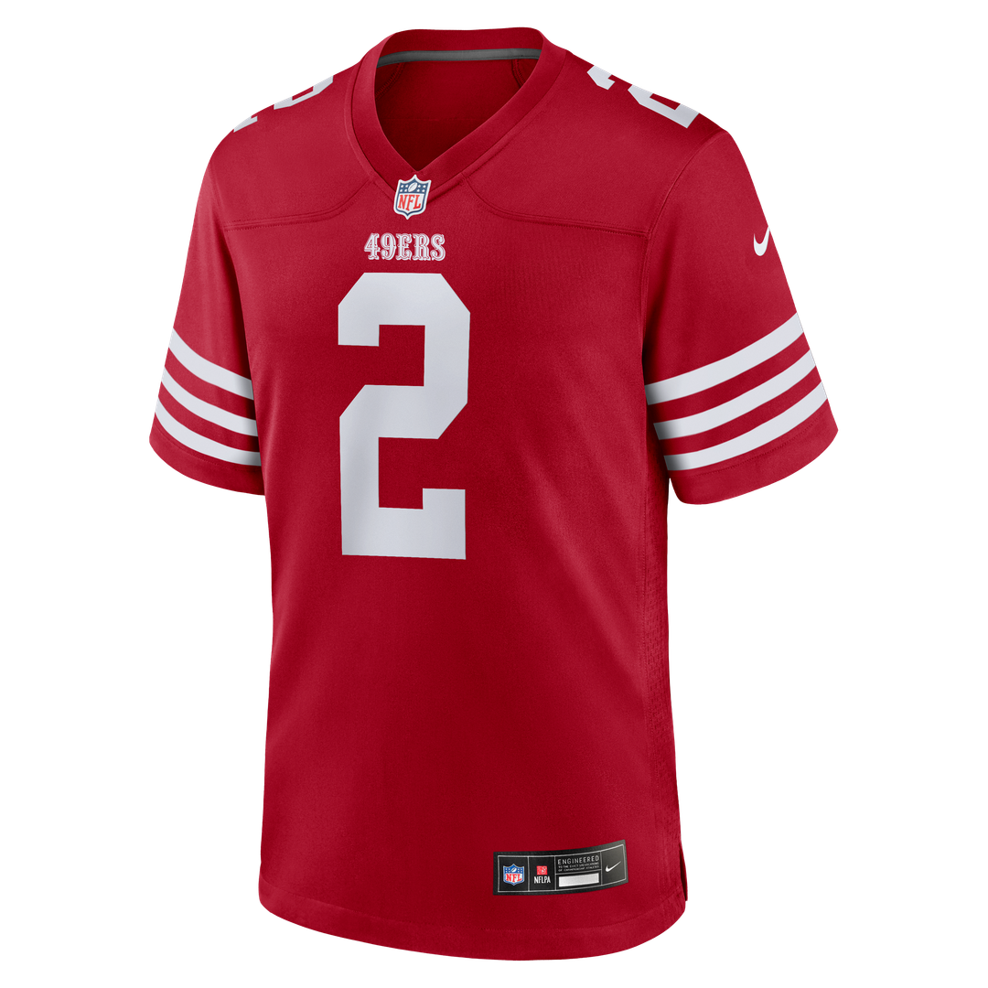San Francisco 49ers Deommodore Lenoir Nike Scarlet Game Jersey