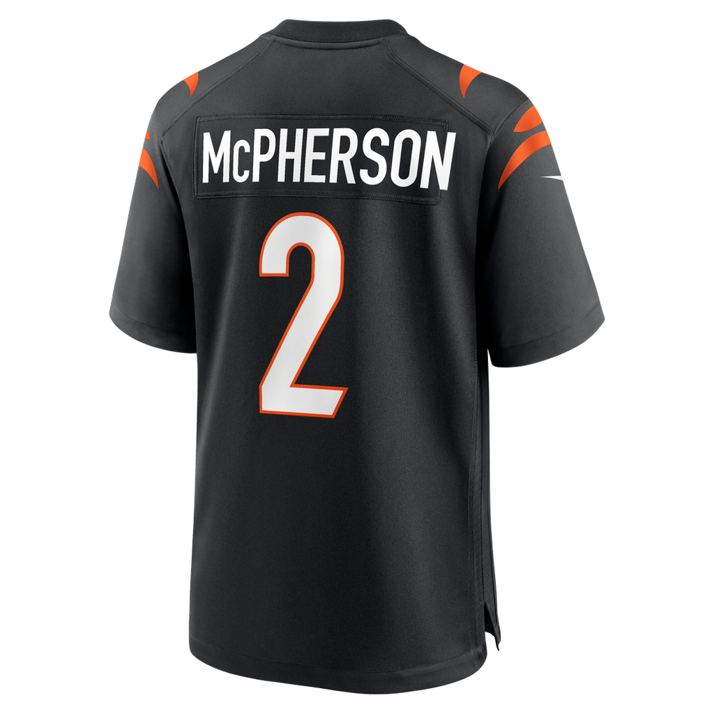 Cincinnati Bengals Evan McPherson Nike Black Game Jersey