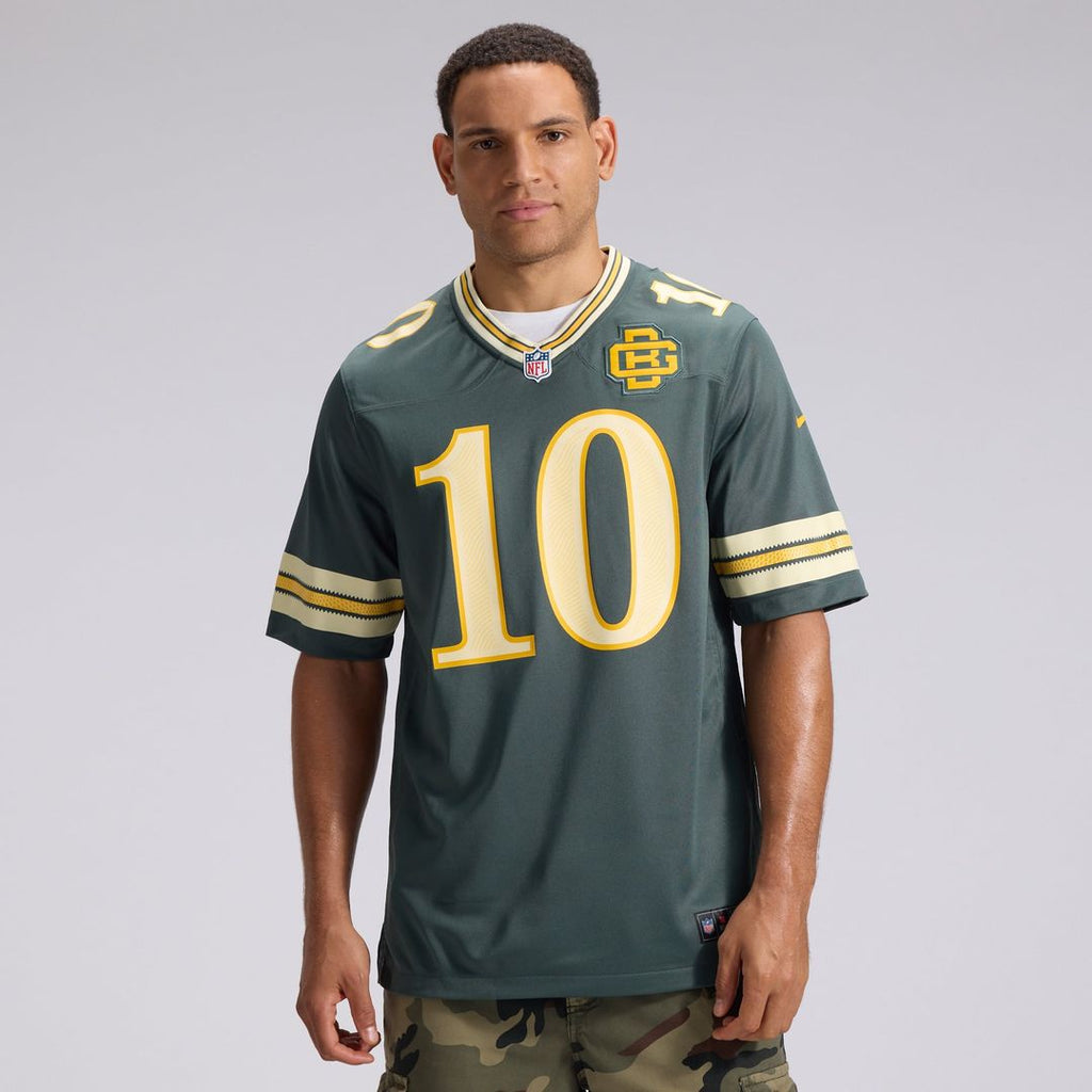 Green Bay Packers Jordan Love Nike Green 2026 Rivalries Collection Game Jersey