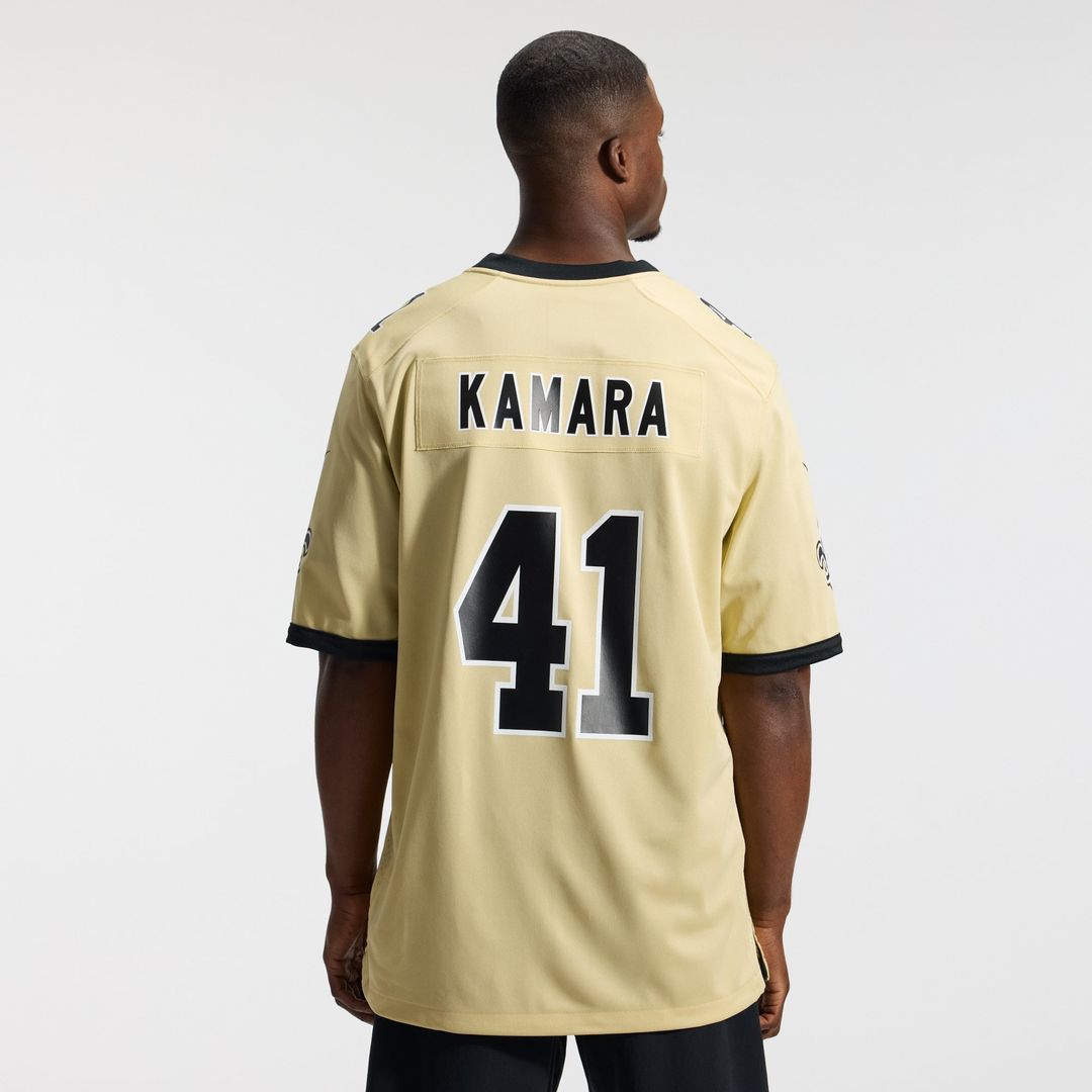 New Orleans Saints Alvin Kamara Nike Gold Gameday Golds Alternate Game Player Jersey