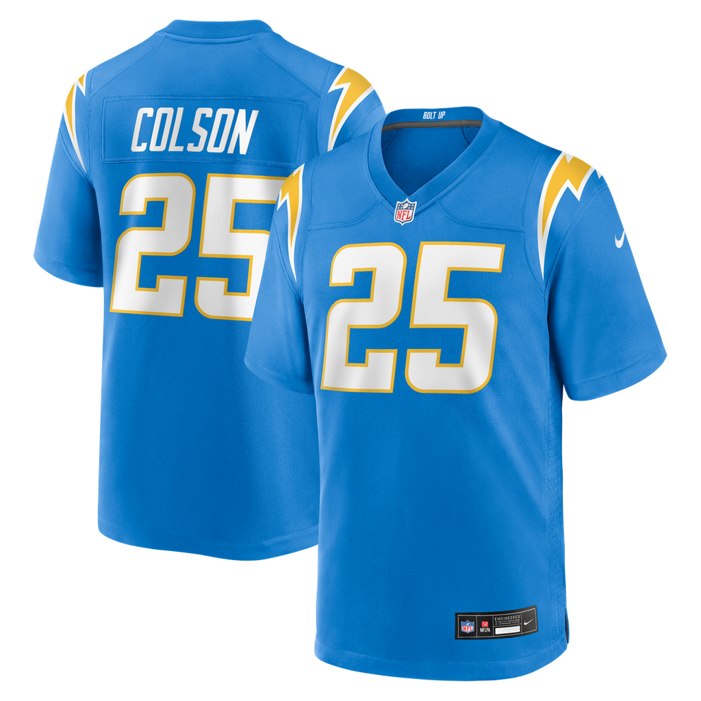Los Angeles Chargers Junior Colson Nike Powder Blue Team Game Jersey