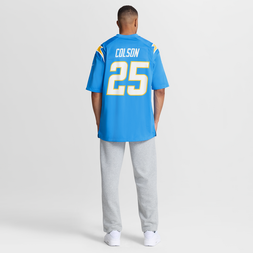 Los Angeles Chargers Junior Colson Nike Powder Blue Team Game Jersey