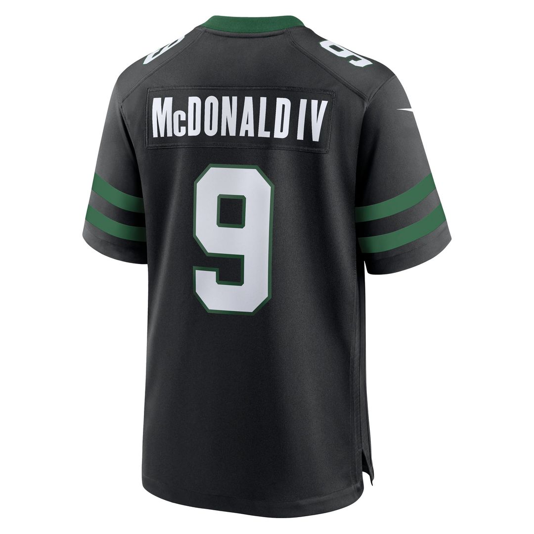 New York Jets Will McDonald IV Nike Legacy Green Team Game Jersey