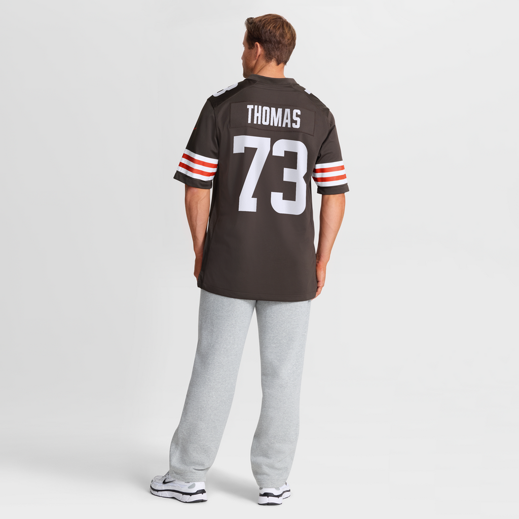 Cleveland Browns Joe Thomas Nike White Retired Game Player Jersey