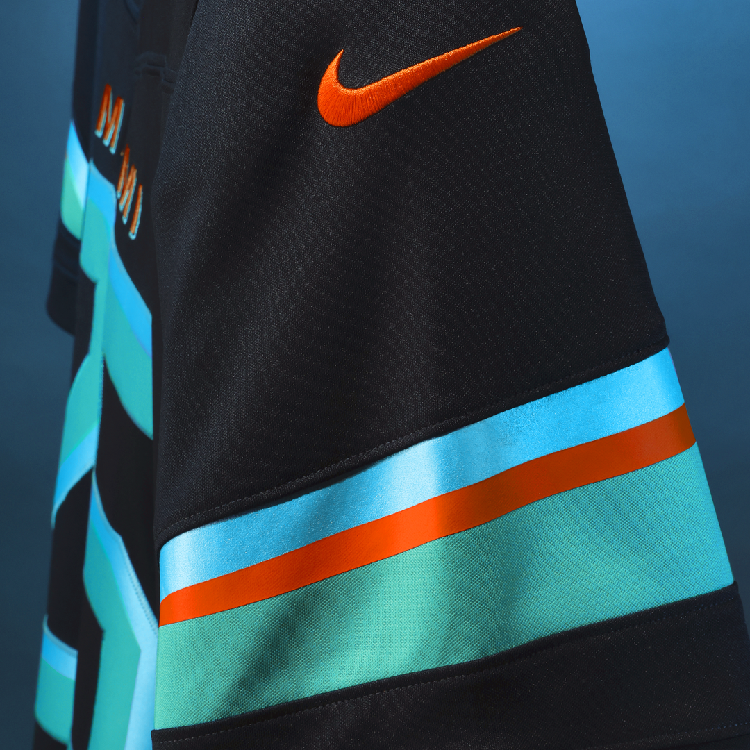 Miami Dolphins Dan Marino Nike Navy Rivalries Collection Stitched Limited Jersey